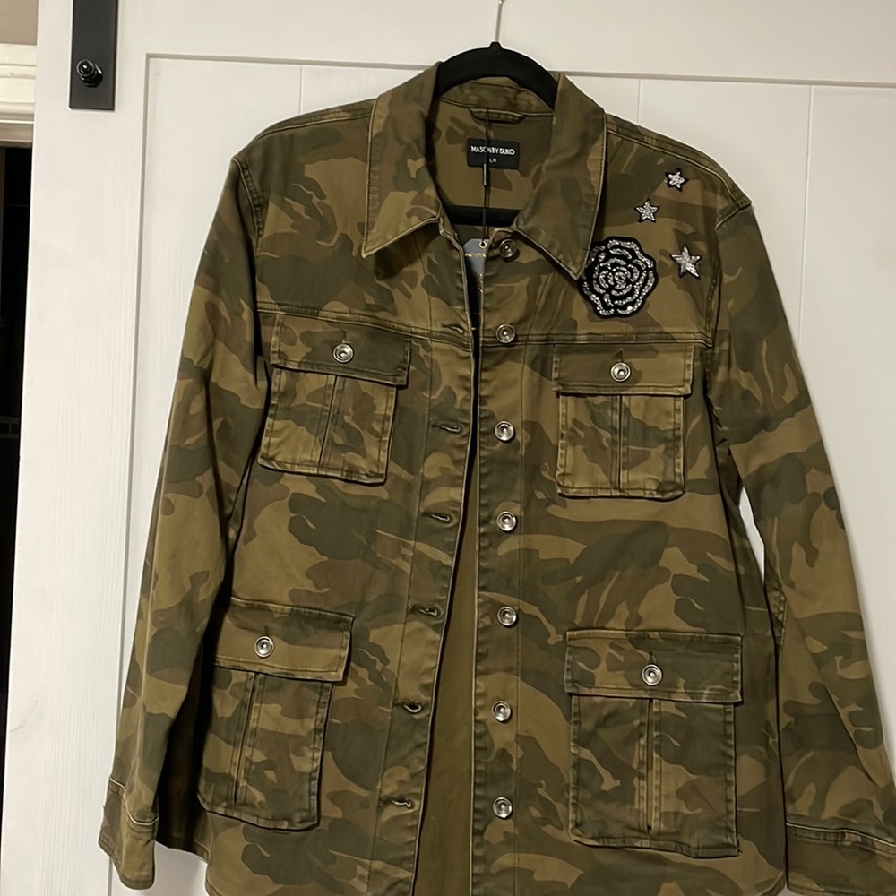 Ladies camo utility jacket
